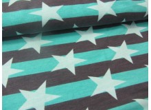 Sweat Blockstars mint dunkelgrau